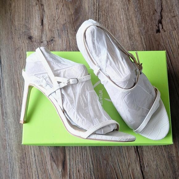 Sam Edelman Shoes - NWT Sam Edelman White Croc Doran Heel size 8.5